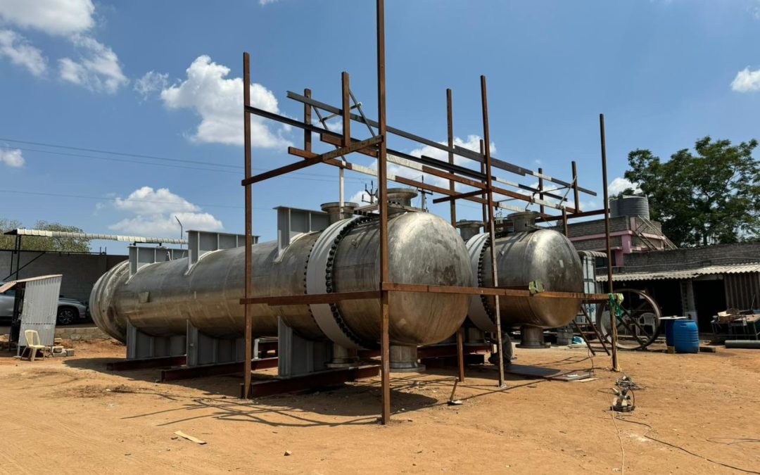 Heat Exchangers Ready for Shipment to Abroad