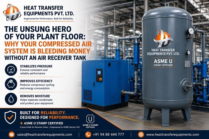 Air Receiver Tank for Compressed Air System Industrial air receiver tank for compressed air system